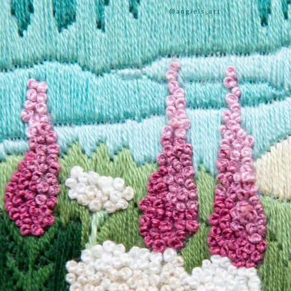 Emerald Lake DIY Embroidery Kit by Anna Angiels