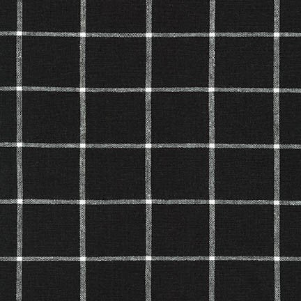 Essex Y/D Classic Wovens in Black by Robert Kaufman