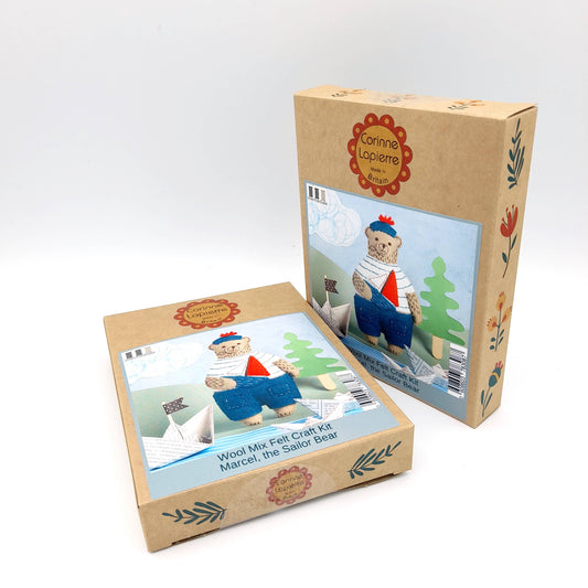 Marcel the Sailor Bear Felt Craft Mini Kit by Corinne Lapierre Limited