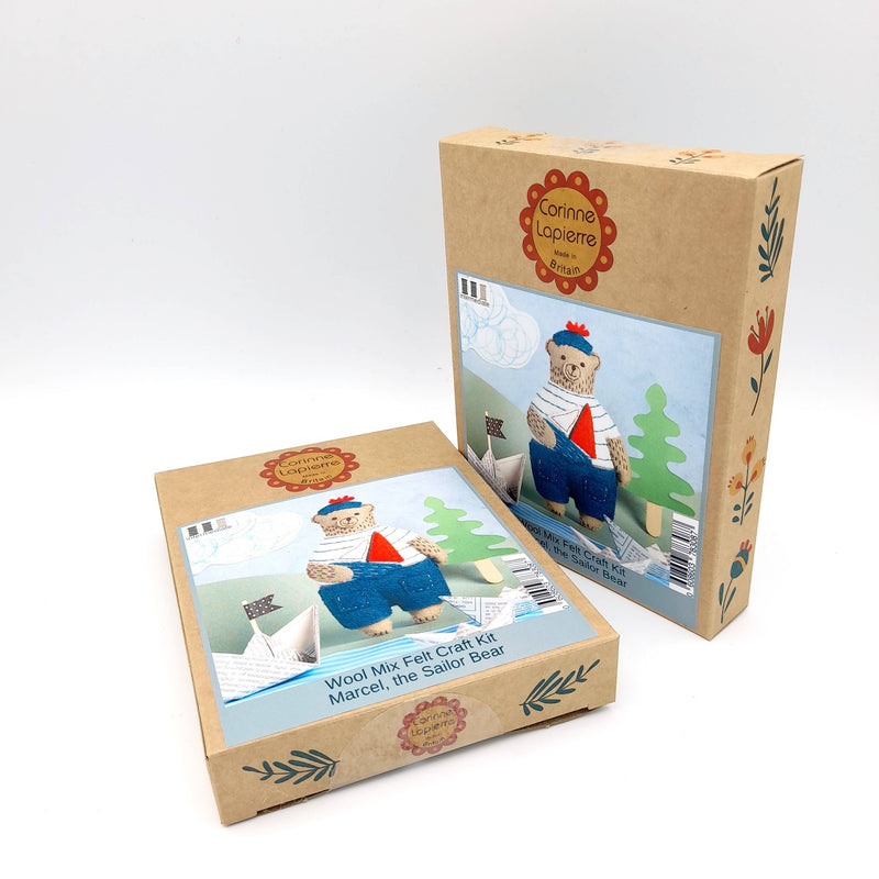 Marcel the Sailor Bear Felt Craft Mini Kit by Corinne Lapierre Limited