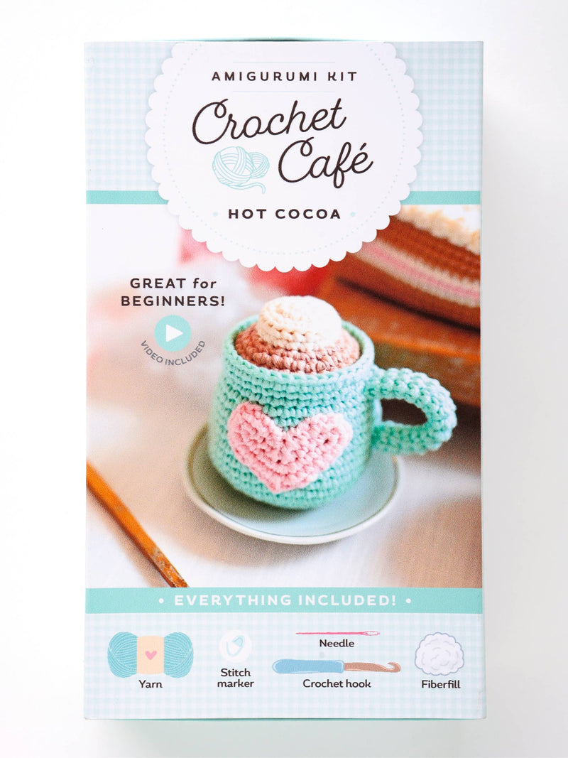Crochet Café Amigurumi Kit - Hot Cocoa
