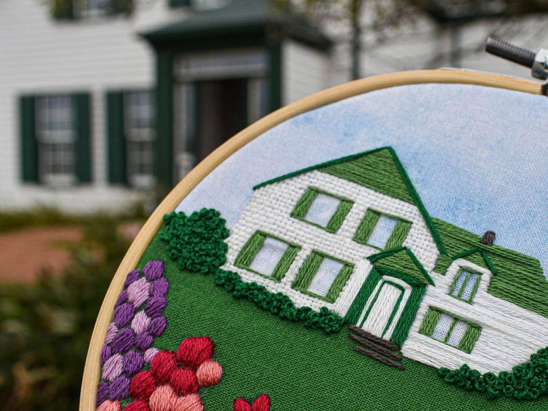 Green Gables House - DIY Embroidery Kit