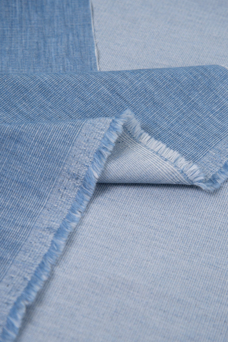 Light Blue Woven Velvet