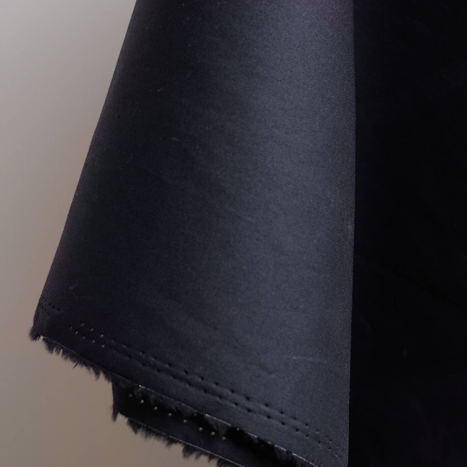 Water-Repellent Cotton Deep Charcoal Fabric by Atelier Brunette