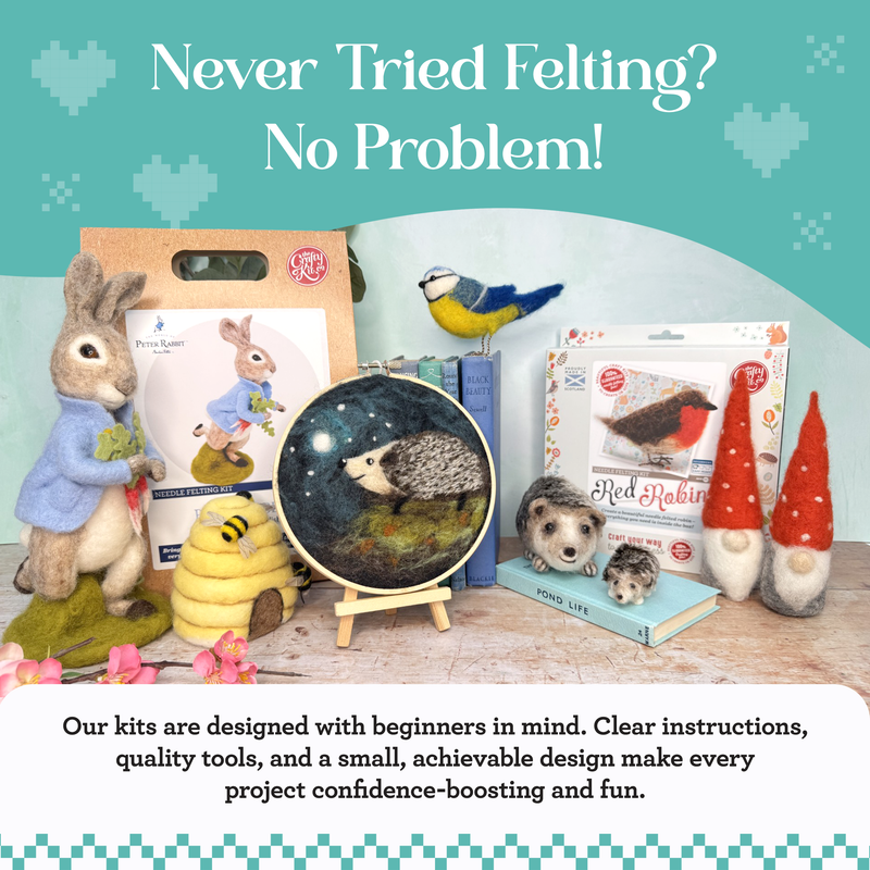 Baby Bunny - Needle Felting Craft Kit