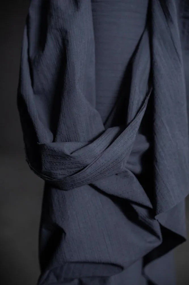 Galaxy Organic Cotton Seersucker Stripe by Merchant & Mills