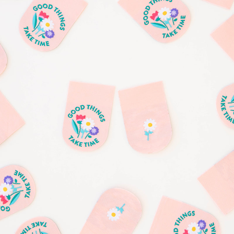 Good Things Take Time Woven Labels by Sarah Hearts