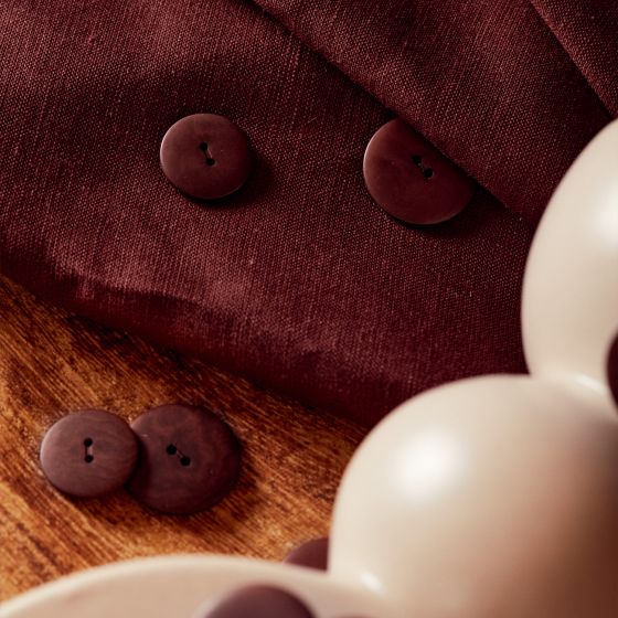 Linen Viscose Rust Fabric by Atelier Brunette