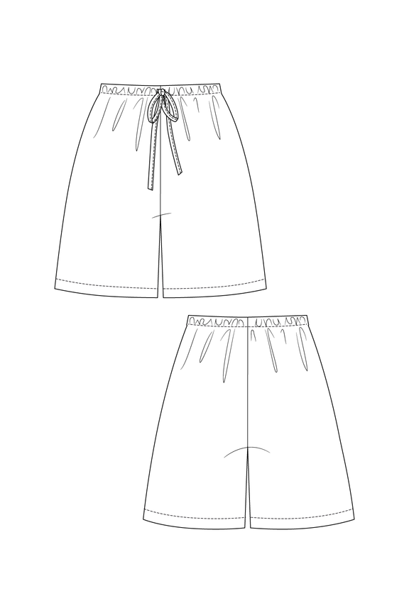 AULIO elastic waist shorts & trousers