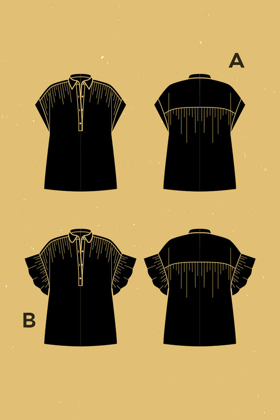 Camelia Blouse Pattern