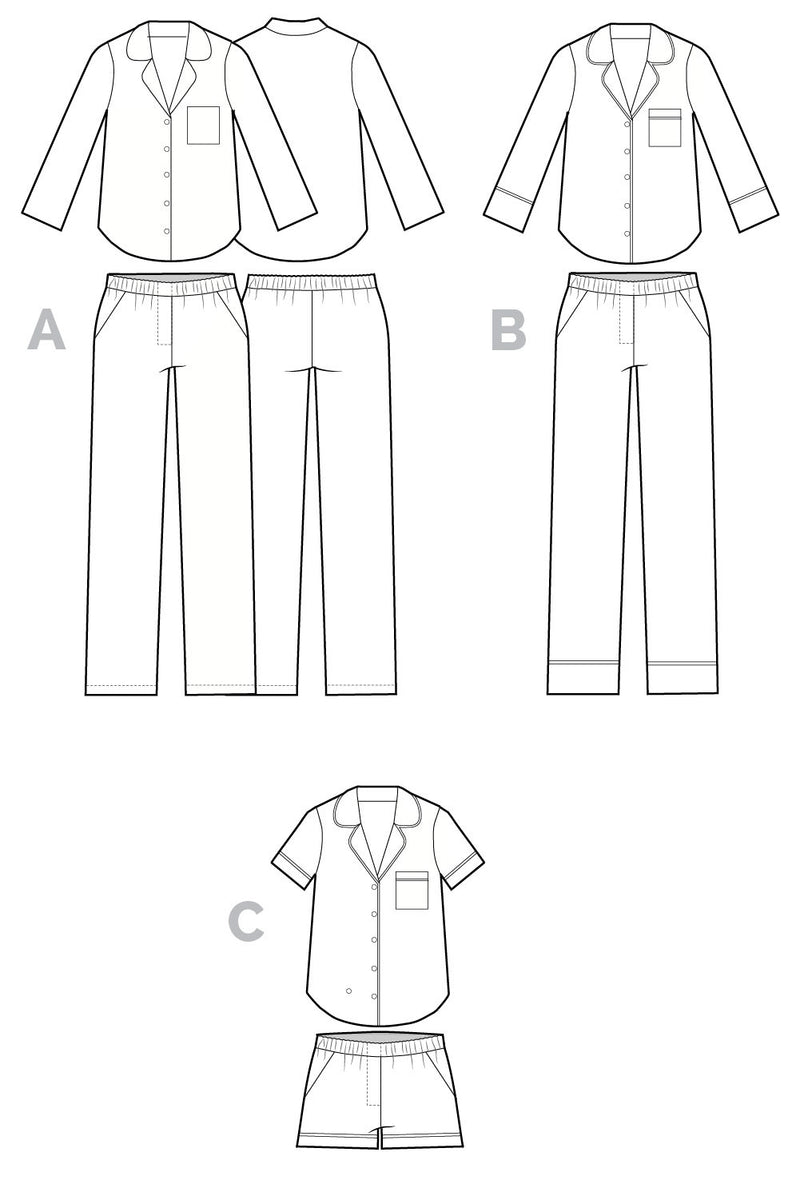 Carolyn Pajamas Pattern