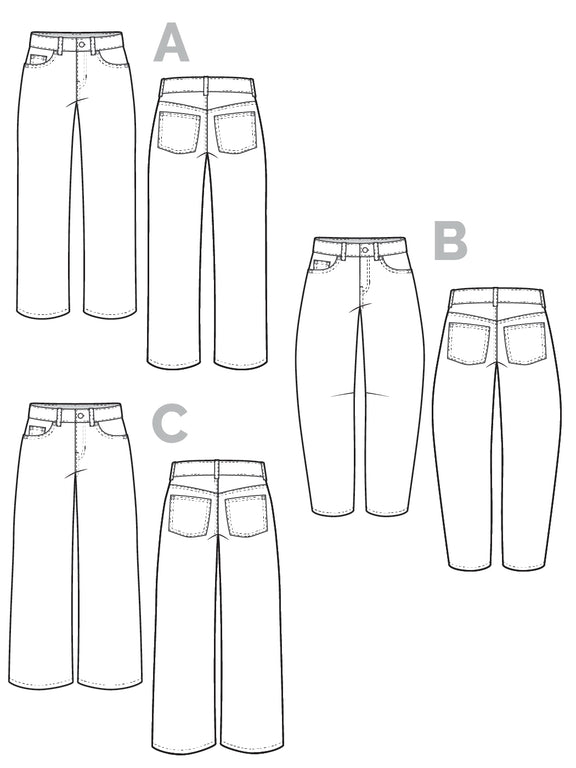 Frank Jeans Pattern