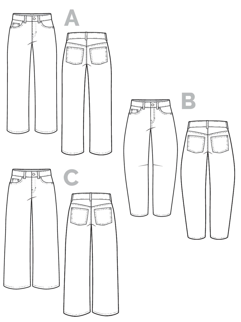 Frank Jeans Pattern
