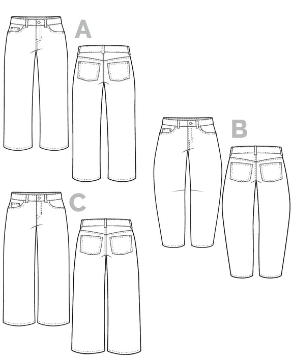 Frank Jeans Pattern