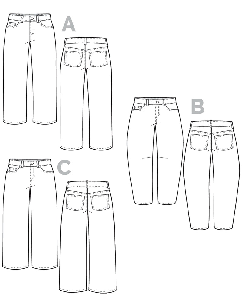 Frank Jeans Pattern