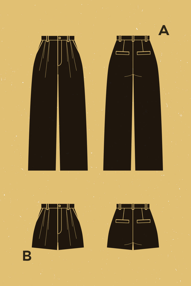 Genêt Pants + Shorts Pattern