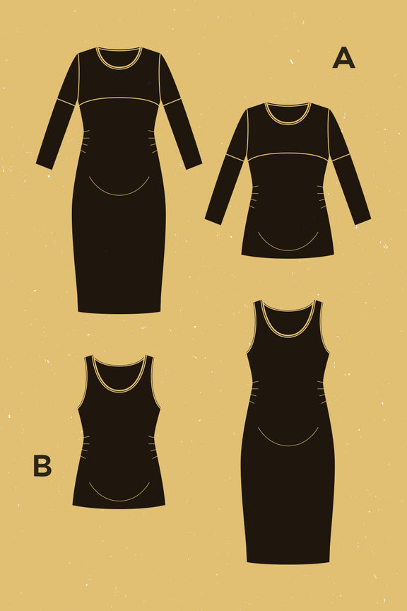 Givre Maternity Dress + T-shirt Pattern