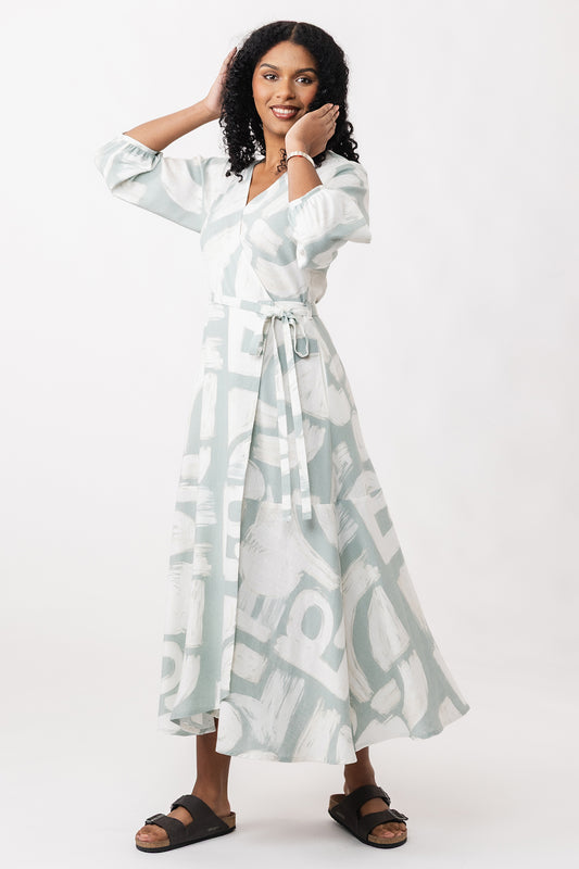 HALI wrap dress
