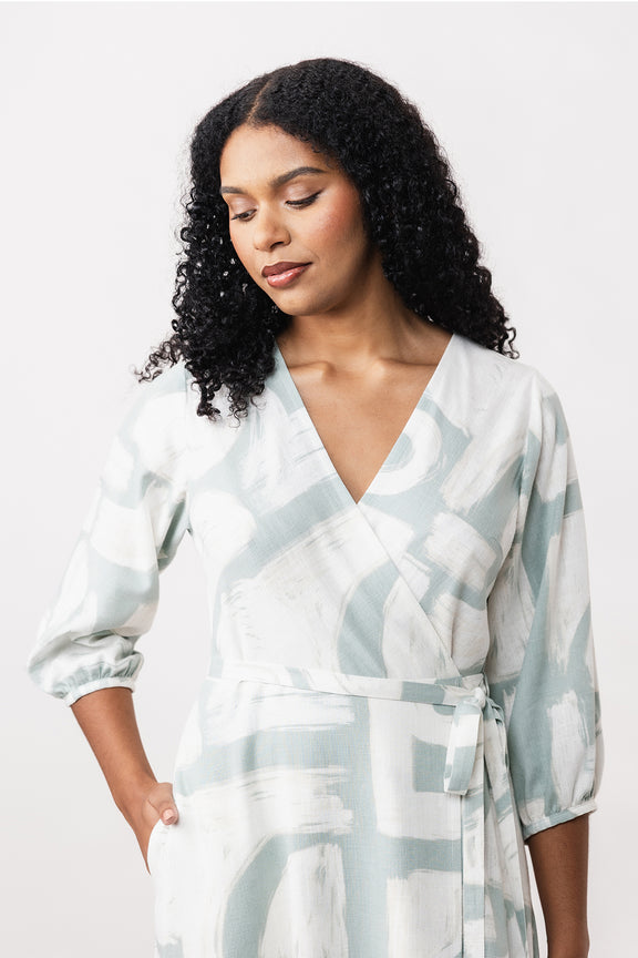 HALI wrap dress