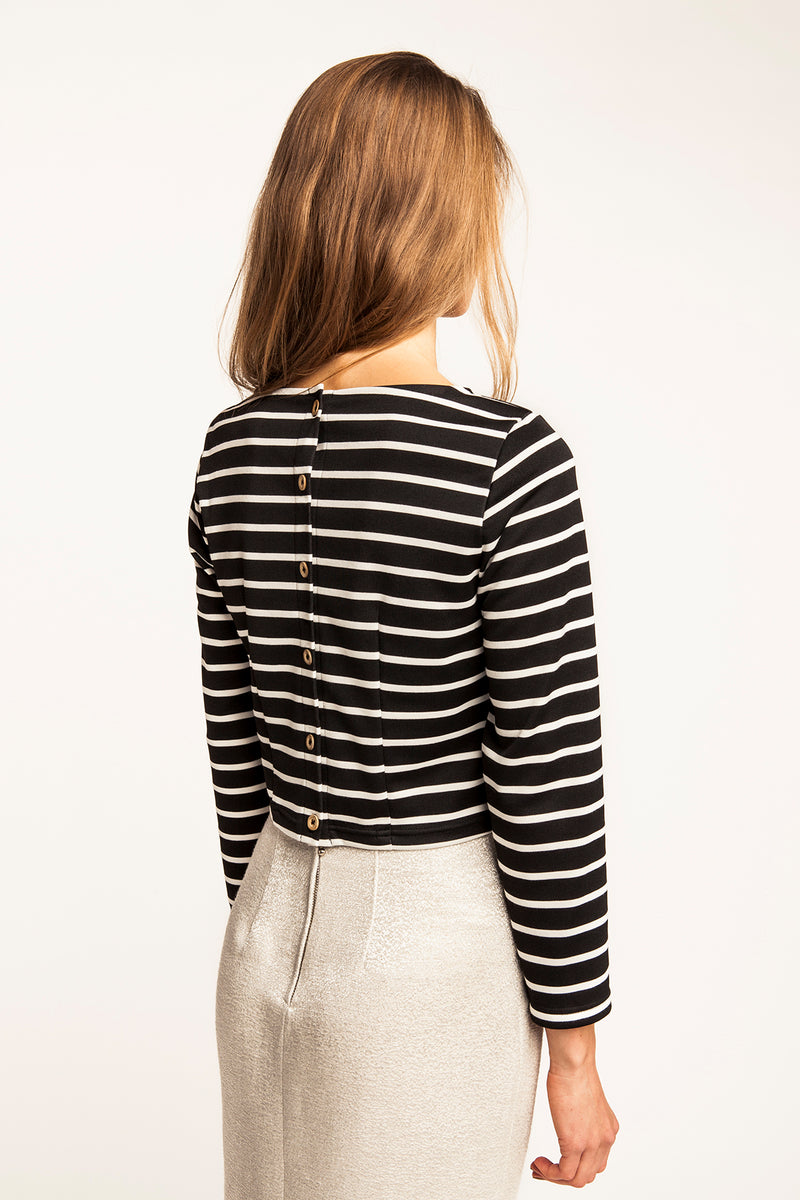 KANERVA button-back tee