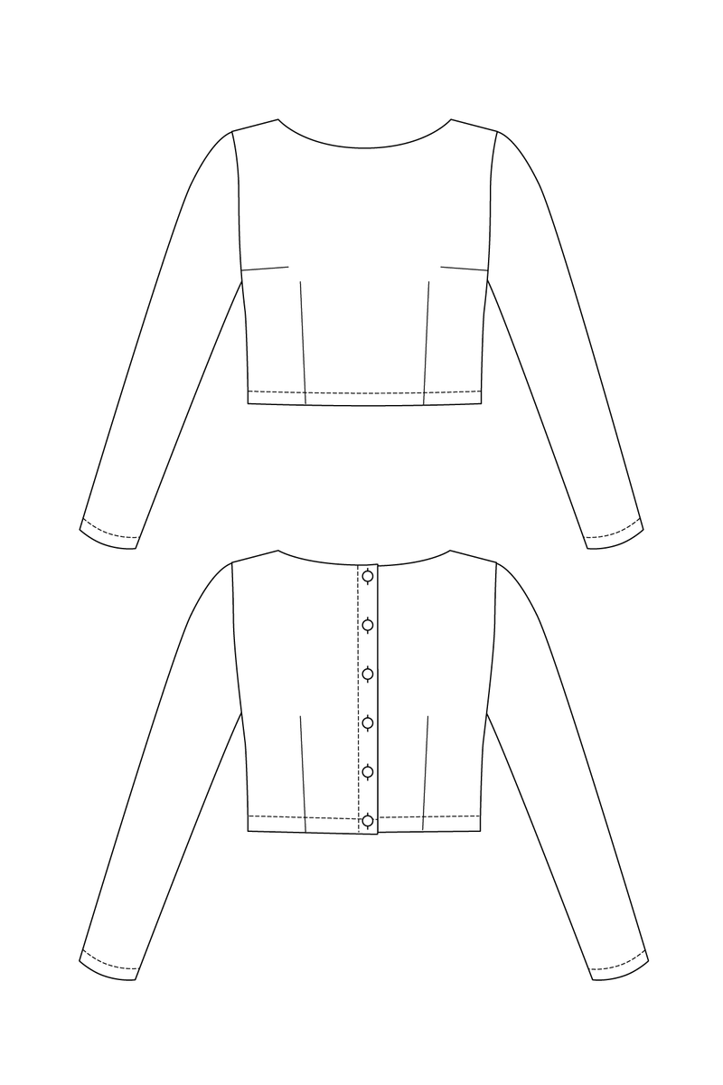 KANERVA button-back tee