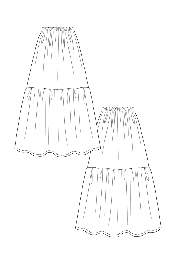 KERTTU knot dress & skirt