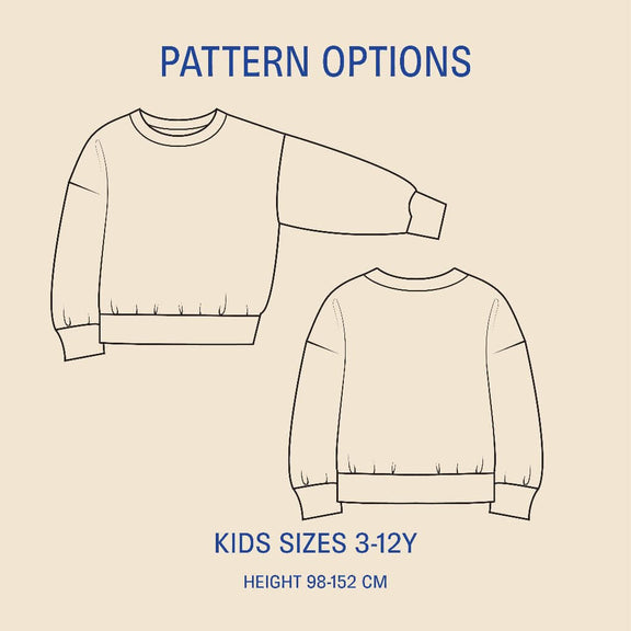 Kids James Sweater Sewing Pattern Wardrobe By Me