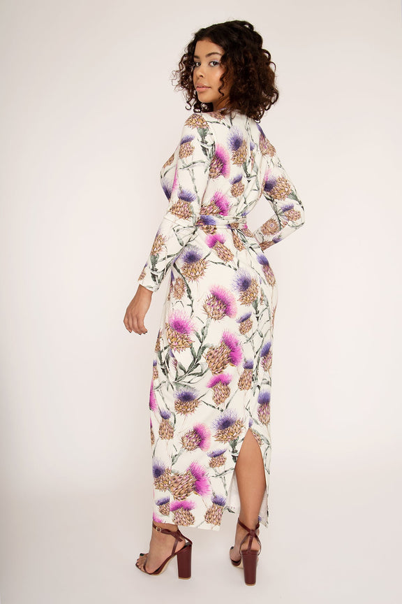 Sleeved wrap dress sewing pattern