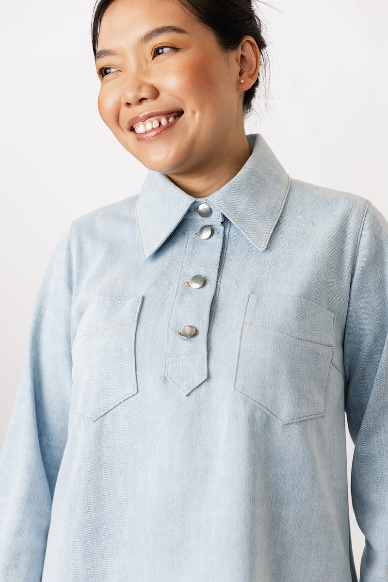 LOVIISA denim dress