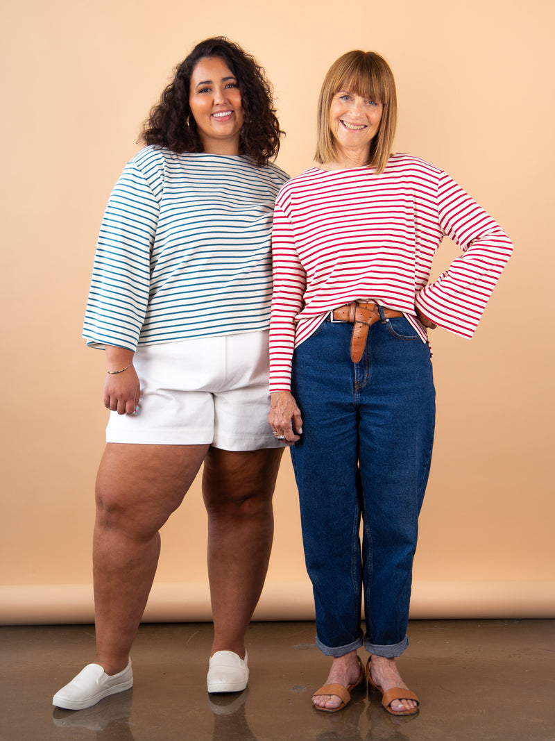Marine Knit Top + Dress Pattern