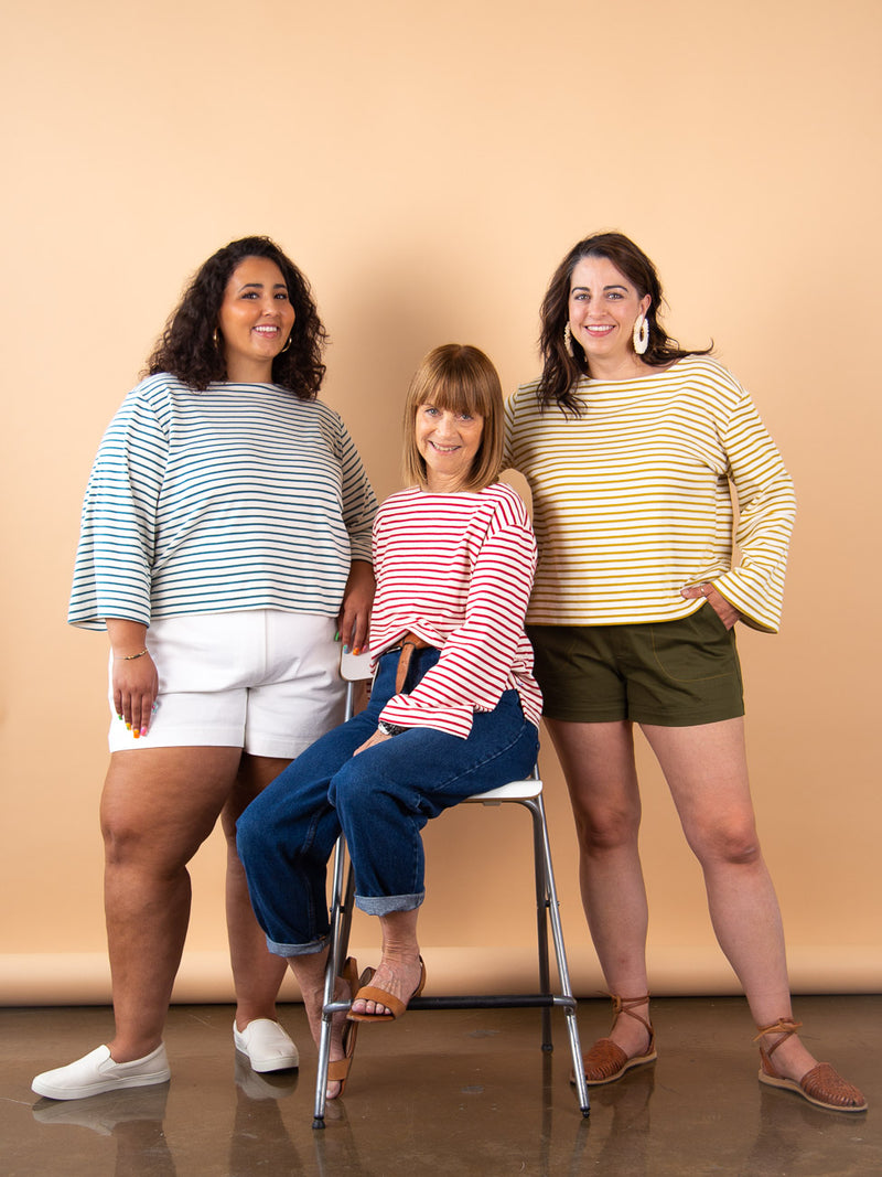 Marine Knit Top + Dress Pattern