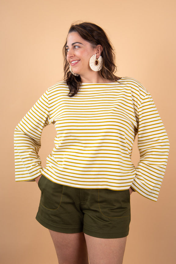 Marine Knit Top + Dress Pattern