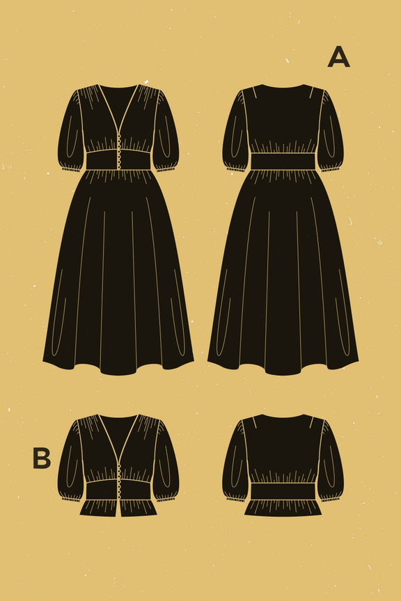 Orchidée Blouse + Dress Pattern
