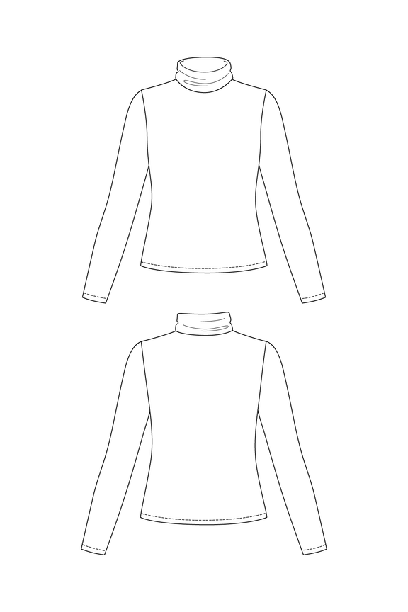 PAOLA turtleneck tee
