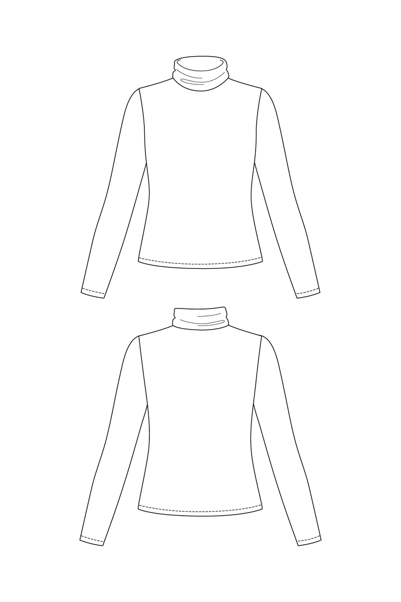 PAOLA turtleneck tee