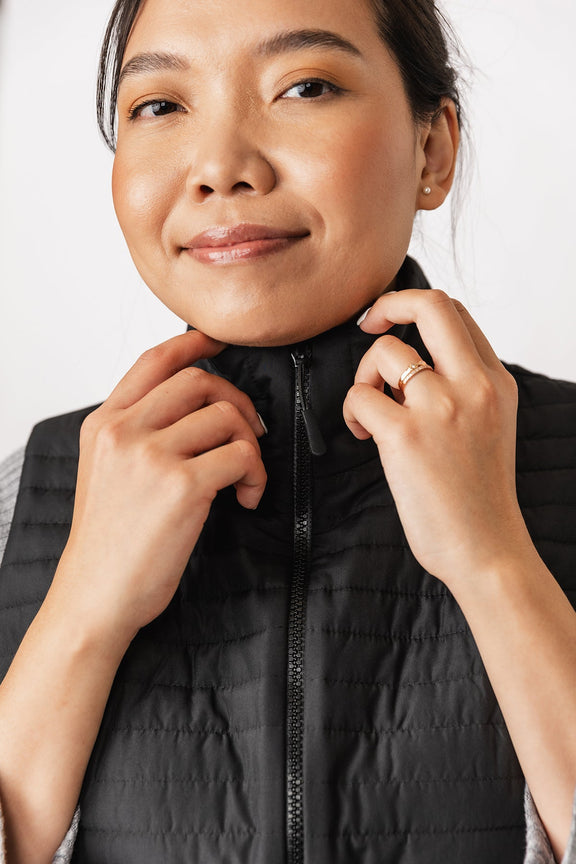 SAANA puffer vest