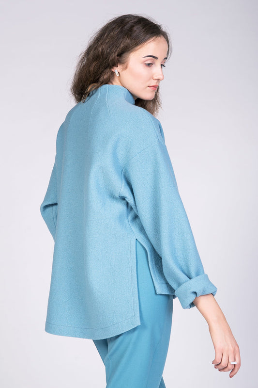 Loose-fitted sweater sewing pattern