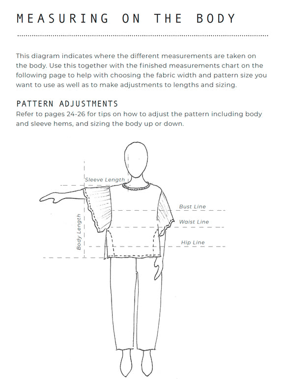 ZW Frill Sleeve Top - PDF Pattern