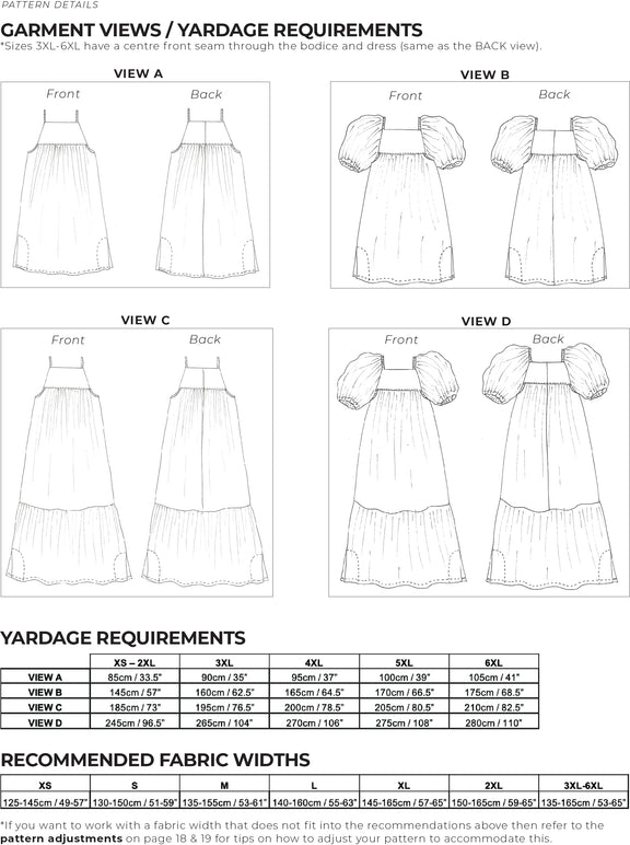 ZW Tier Dress - PDF Pattern