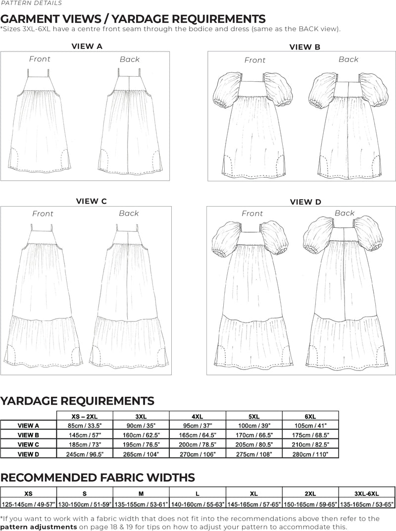 ZW Tier Dress - PDF Pattern