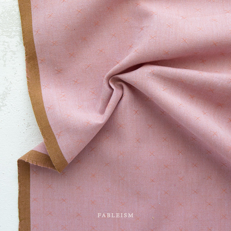 Sprout Wovens Pansy Pink by Fableism