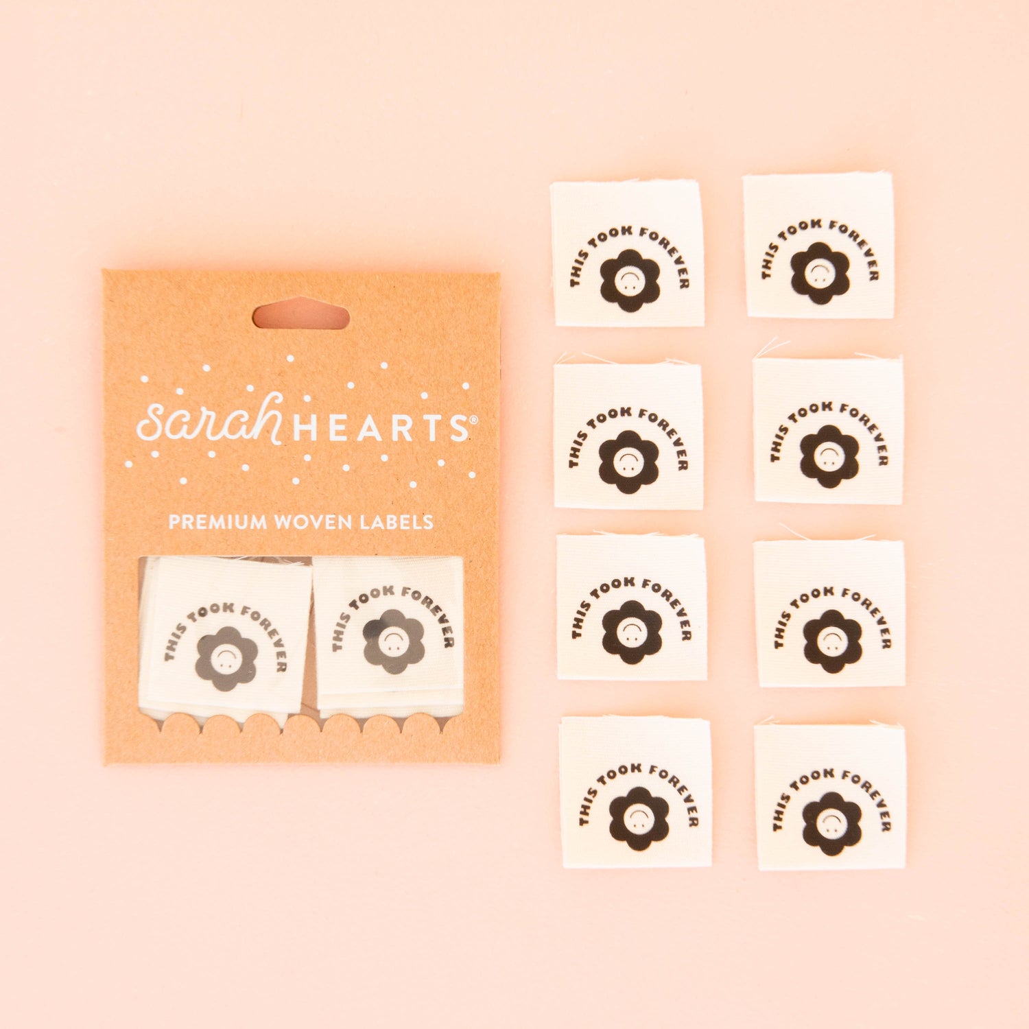 This Took Forever Organic Cotton - Sewing Woven Labels by Sarah Hearts