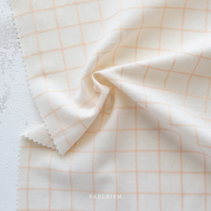Trellis Woven in Peachy by Fableism